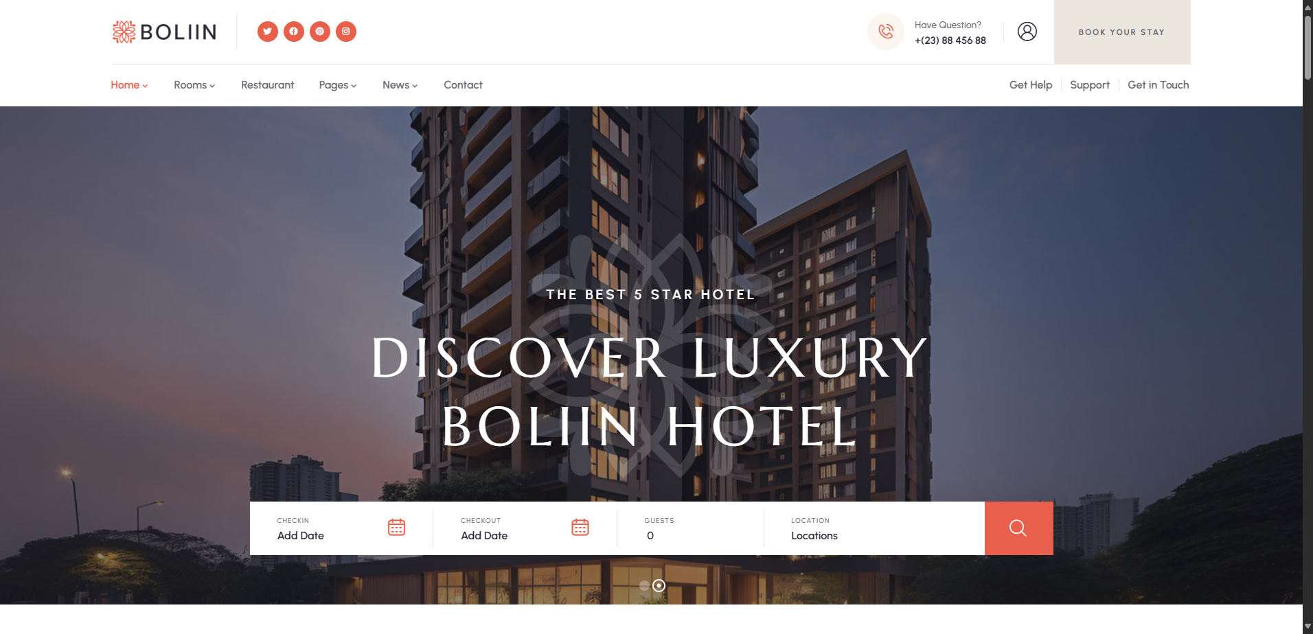 Resort & Hotel Booking